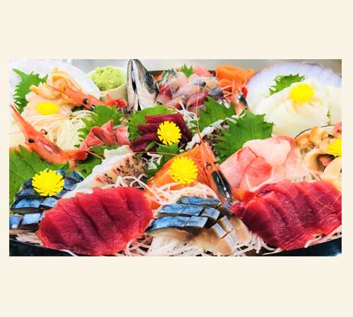 鮮魚卸のお造り盛り合わせ